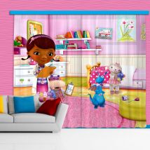 Rideaux Docteur la Peluche Consultation Disney-Standard : 280x245 cm