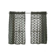 Rideaux Draperies Rideaux Écharpes Petites Fenêtres Courtes Style Campagnard Vintage Rideaux à Disque Transparents
