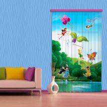 Ag Art - Rideaux Fée Clochette Arc-en-ciel Disney-Occultant : 140x245 cm