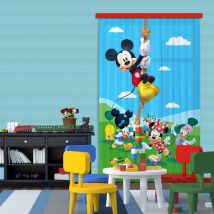 Ag Art - Rideaux La Maison de Mickey et ses amis Disney-Occultant : 140x245 cm