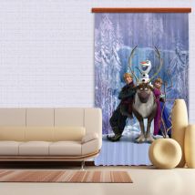 Rideaux La Reine des Neiges Famille Disney-Occultant : 140x245 cm
