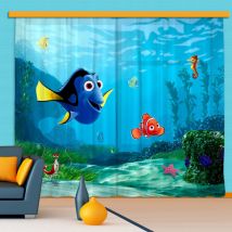 Rideaux Némo Dory & Marin Disney-Occultant : 280x245 cm