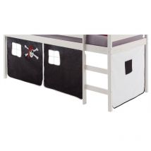 Rideaux max pour lit superposé ou surélevé, motif pirate