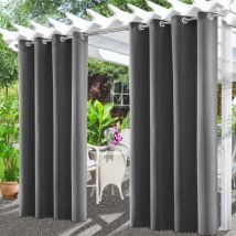 Digitalab - Lot De 2 Rideaux Voilages Pour Salon Chambre Blanc 140x220cm