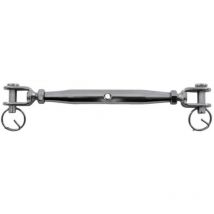 Websilor - Ridoirs à 2 chapes soudées inox 316 filetage M5 cmu 150kg Longueur 126/190mm entraxe des manilles 6,5mm - pramac