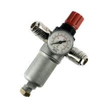 Riduttore Di Pressione 3/8 Con Manometro E 2 Rubinetti Universali ABAC BALMA FIAC