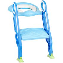 Haloyo - Riduttore Water Bambini Riduttore wc per Bambini con Scaletta Pieghevole per l'addestramento al Vasino, Sedile per wc per bambini,Riduttore
