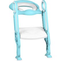 Haloyo - Riduttore Water Bambini Riduttore wc per Bambini con Scaletta Pieghevole per l'addestramento al Vasino, Sedile per wc per bambini,Riduttore