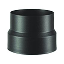 Riduzione porcellanata per stufe a legna nero opaco ALA smalto top - f ø mm.150 m ø mm.130 x mm.150h.