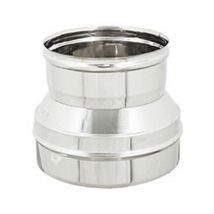 Riduzione inox per canne fumarie Diam. m 80-F 60