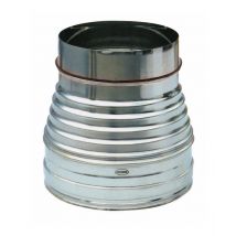 Riduzione Per Tubo Stufa in acciaio Inox Piemme Speedy 250-180 mm