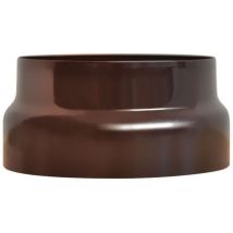 1pz Riduzione Per Stufa A Legna Porcellanato Classic Col. Marrone Ï Cm. 14x13