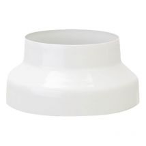 Riduzione tubi smaltati per stufe in acciaio porcellanato - 14/13 white
