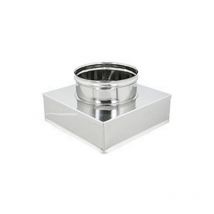 Riduzioni quadre-tonde acciaio inox Da 250x250 a 200 DK