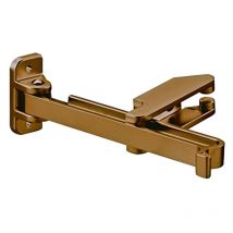 Riegel mit Sperrbügel Einbruchschutz Bronze Antik lackiert Zusatzschloss