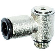 Winkelschwenkverschraubung »value line«, g 1/4 a., ms vern. Ø8mm - Riegler