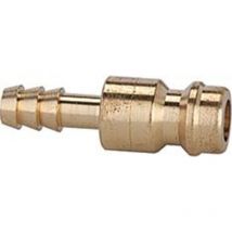 Riegler Einstecktülle für Kupplungen nw 5, Messing blank, Tülle lw 6