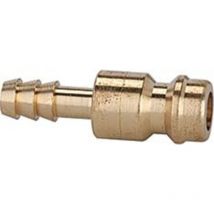 Riegler Einstecktülle für Kupplungen nw 5, Messing blank, Tülle lw 4