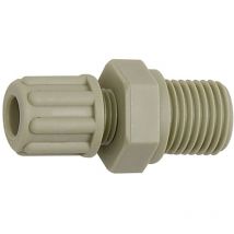 Gerade Einschraubverschraubung, g 3/8 a., für Schlauch 4/6 mm, pp - Riegler
