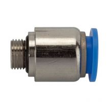Riegler - Gerade Steckverschraubung »Blaue Serie«, rund, g 1/2 außen ø 14mm