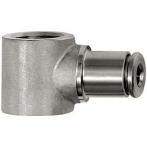 L-Ringstück, g 1/4, für Schlauch-Außen-Ø 8 mm, Edelstahl 1.4404 - Riegler