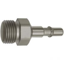 Riegler - Nippel für Kupplungen nw 6, iso 6150 c, Edelstahl, g 1/2 ag