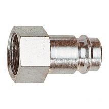 Riegler - Nipplo maschio sta temprato / tappo nichelato dn 10 ig g 1/2 pollici (Per 10)