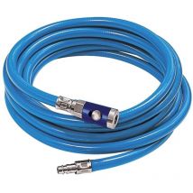 Schlauch-Set blau 15x9mm m Druckknopf-Kupplung 20m
