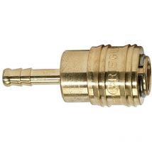 Schnellverschlusskuppl. nw 7,2 »connect line«, ms bl., Tülle lw 8 - Riegler