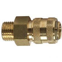 Riegler Schnellverschlusskupplung NW 5 »connect line«, MS blank, G 3/8 AG