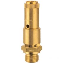 Sicherheitsventil dn 10, Messing, g 3/8, Ansprechdruck 16 bar - Riegler