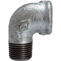 Riegler - Winkel 92, 90°, ig/ag, Rp/R 2 1/2, schw. Temperguss feuerverz.