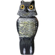Statuetta Decorativa Gufo Spaventapasseri – 39 cm – Riegolux