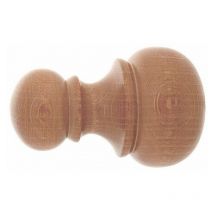 Borne bois 'Chyc' 20x68 mm. pin