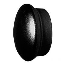 Embout forgé à capuchon ø 20 mm. Ensemble Noir 2 Pièces