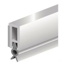 Ellen - Riel de sellado pts-zk longitud 2100 mm ancho 6 mm blanco blanco con borde de pvc blando
