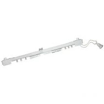 Daitsu - chyc riel extensible n.1 (0.74-1.24) , Riel extensible para cortinas No1Tamaño: 0,74 a 1,24 metros.Esmaltado en blancoIncluye accesorios de