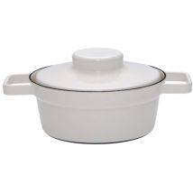 Riess-kelomat - Riess Aromapot cacerola con tapa Ø20cm 1,2 litros Esmalte Gris Claro Inducción