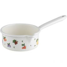 Riess cacerola con pico Ø14cm 0,75 litros esmaltada Country Fruit Garden