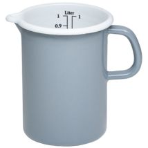 Riess Küchenmaß 10cm 1l Pure Grey Emaille