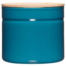 Riess-kelomat - Riess tarro de almacenaje con tapa Ø13cm H12cm Esmalte Azul Silencioso