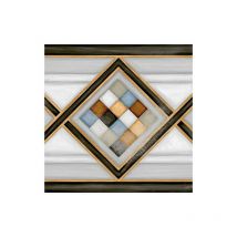 Carrelage sol / mur effet ciment 20x20 cm VODEVIL POMBO 2 BORDURE (vendu par boite de1m2)