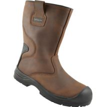 Tuffsafe - Rigger Boot Brown S3 src Size 4 - Brown