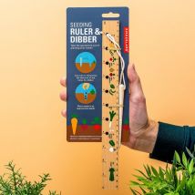 Righello per semina e foratore Kikkerland