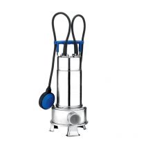 Pompe de relevage Ebara Right 100 ma eau chargée avec interrupteur à flotteur tout inox 304 puissance 0,75kw Monophaséé évacuation