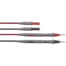 Lead-dmm Sicherheits-Messleitungs-Set Lamellenstecker 4 mm Prüfspitze 1.20 m Schwarz, Rot 1 St - Rigol