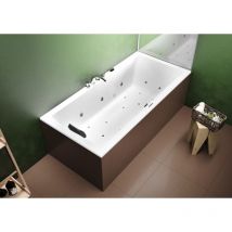 Riho - Lusso Rechteck-Badewanne, Version rechts, mit Joy-System,