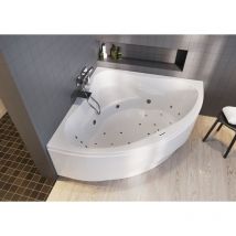 Riho - Neo Eck-Badewanne, Version rechts, mit Joy-System, Einbau,