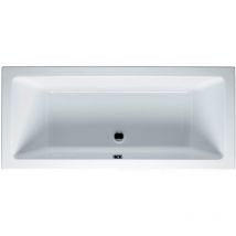 Riho - Lusso Rechteck-Badewanne, Einbau, 2-Sitzer, weiß, B013001005