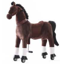 Mechanisches Pferd auf Rollen - Groß - bis 9 Jahre - Reitpferd